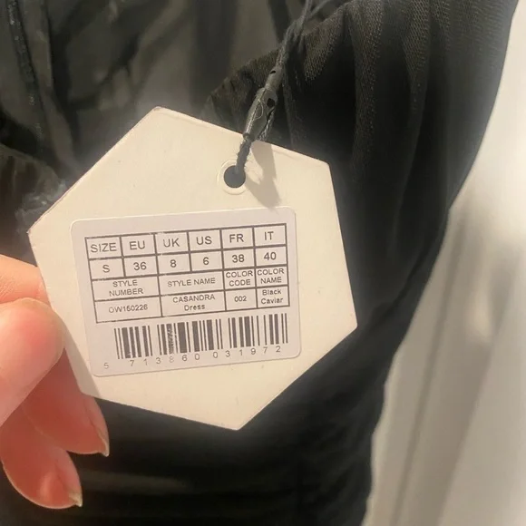 Ow collection Casandra mesh Dress in Black - Picture 5 of 13